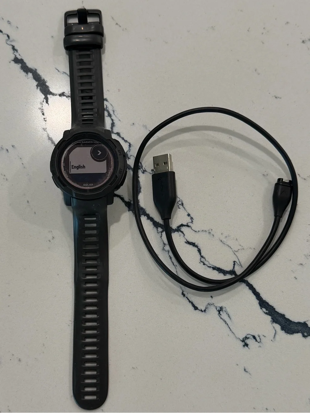 Garmin Instinct 2 Solar GPS Smartwatch – Works Perfectly – Charger Included